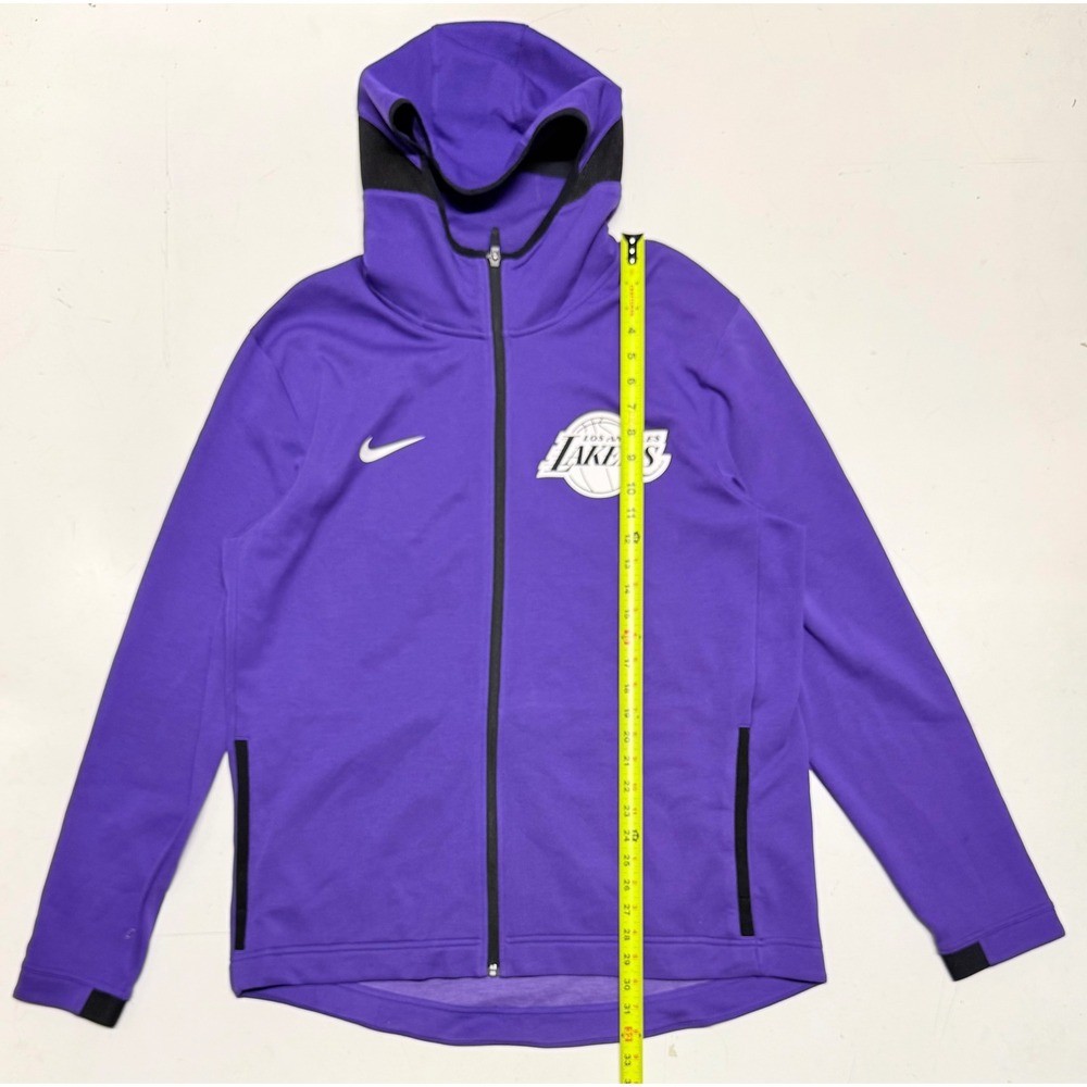 Nike NBA Los Angeles‎ Lakers Showtime Dri-FIT Full Zip Hoodie Purple Womens XL